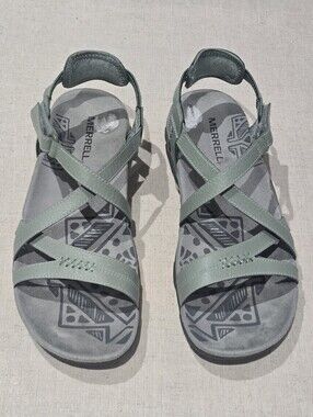Merrell Womens Sandals With Suede Bottom Size 7